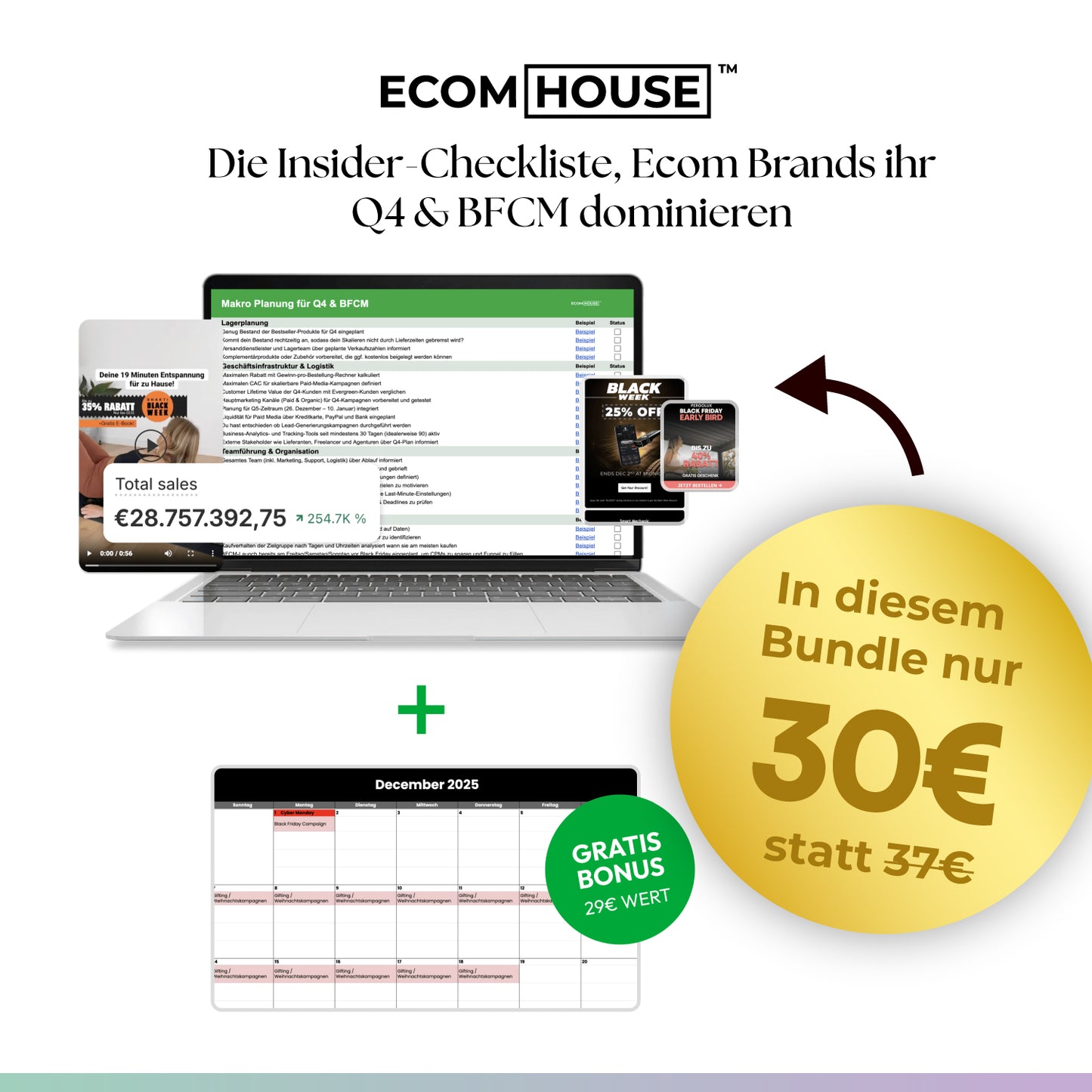 ECOMHOUSE Q4 Checkliste