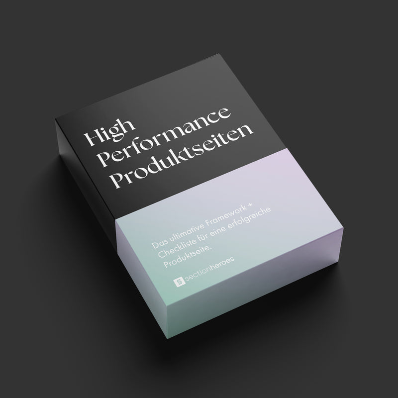 Structure & checklist for high-performance product pages